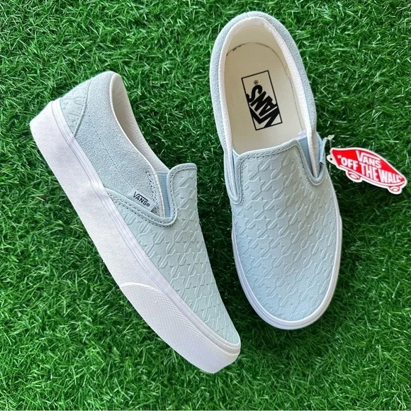 Vans Classic Slip On Houndstooth Embossed Suede - Picture 6 of 8